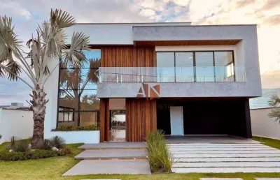 Casa com 4 dormitórios à venda, 406 m² por r$ 2.800.000,00 - cidade alpha - eusébio/ce