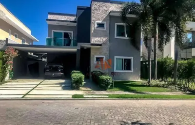 Casa com 4 dormitórios à venda, 302 m² por r$ 2.450.000,00 - coaçu - eusébio/ce