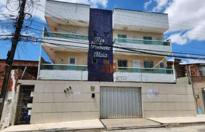 Apartamento com 3 dormitórios para alugar, 82 m² por r$ 1.300,00/mês - maraponga - fortaleza/ce