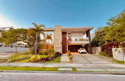 Casa com 5 dormitórios à venda, 385 m² por r$ 4.990.000 - condomínio azur - eusébio/ceará