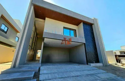Casa com 5 dormitórios à venda, 345 m² por r$ 2.600.000,00 - eusébio - eusébio/ce