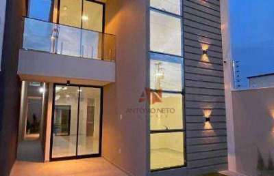 Casa com 4 dormitórios à venda, 134 m² por r$ 629.900,00 - pires façanha - eusébio/ce