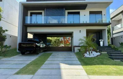 Casa com 3 dormitórios à venda, 480 m² por r$ 7.500.000,00 - alphaville eusébio - eusébio/ce