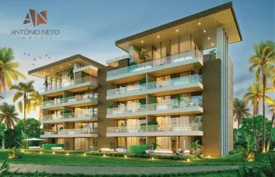 Apartamento com 3 dormitórios à venda, 117 m² por r$ 1.412.000,00 - porto das dunas - aquiraz/ce