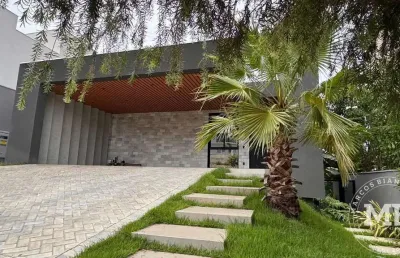 Villa jardim, excelente casa nova em condomínio ginco com 3 suítes e 4 vagas