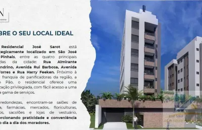 Cobertura para venda em são josé dos pinhais, boneca do iguaçu, 2 dormitórios, 1 suíte, 2 banheiros, 2 vagas