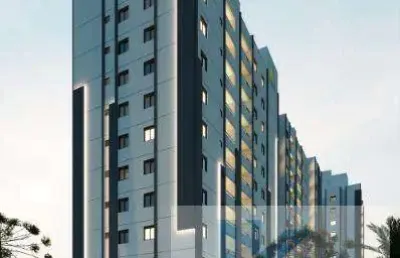Apartamento para venda em pinhais, centro, 2 dormitórios, 1 banheiro, 1 vaga