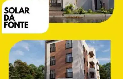 Apartamento para venda em são josé dos pinhais, parque da fonte, 3 dormitórios, 1 banheiro, 1 vaga