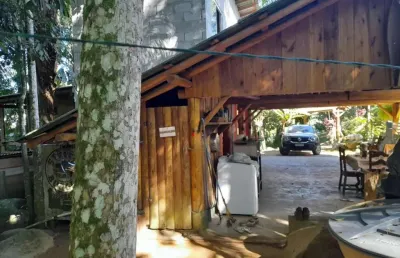 Sítio para venda em biguaçu, três riachos, 2 dormitórios, 1 banheiro