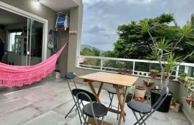 Cobertura para venda em florianópolis, ingleses do rio vermelho, 3 dormitórios, 1 suíte, 2 banheiros, 1 vaga