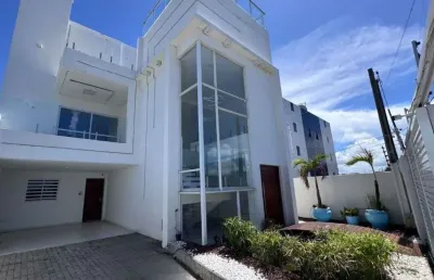Casa com 5 dormitórios, 300 m² - venda por r$ 1.200.000,00 ou aluguel por r$ 4.500,00/mês - loteamento oceania vi - cabedelo/pb