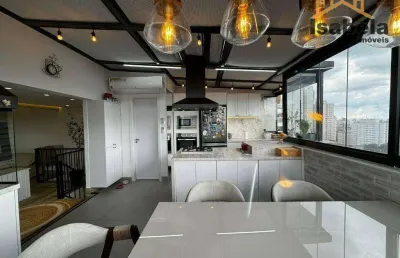Cobertura com 2 dormitórios à venda, 90 m² por r$ 1.470.000 - chácara inglesa - são paulo/sp