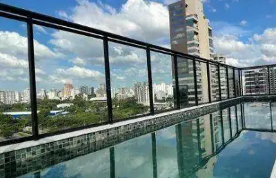 Apartamento com 2 dormitórios para alugar, 38 m² por r$ 7.000,00/mês - moema - são paulo/sp