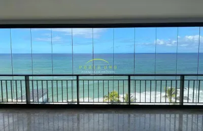 Apartamento 4 suítes com linda vista mar, à venda no rio vermelho, salvador, ba