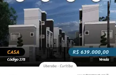 Casa com 3 quartos à venda na Rua Rodolfo Bernardelli, Uberaba, Curitiba