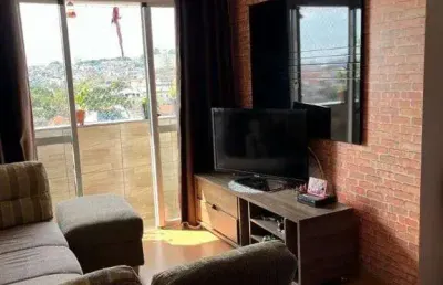 Apartamento reformado, 2 dormitórios e 1 vaga 52m² - vila ema - são paulo