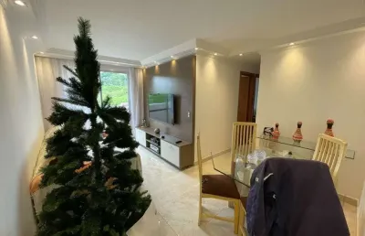 Apartamento de 3 dormitórios e 1 vaga, 55 m²  armário embutidos no banheiro, cozinha e dormitórios