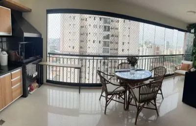 Excelente apartamento com varanda gourmet, 3 dormitórios (1 suíte) e 2 vagas, 120 m² - vila prudent