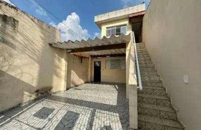 Sobrado amplo com 3 casas e garagem para 2 carros grandes, 250 m² construídos - vila antonieta - sã