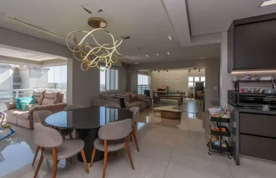 Apartamento duplex no edifício terroá, 4 dormitórios (2 suítes), 4 vagas, 240m² -  vila gomes cardi
