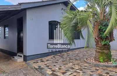 Casa com 2 dormitórios à locação e venda, 105 m² - contorno - ponta grossa/pr