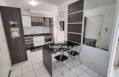 Apartamento semimobiliado com 02 dormitórios para alugar, residencial campo alegre, uvaranas