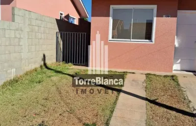 Casa para locação, 2 quartos, quintal amplo, 46 m², condomínio porto sabiá, periquitos - ponta gros