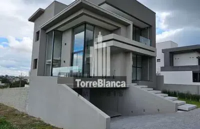 Casa em condominio à venda, jardim carvalho, ponta grossa, pr