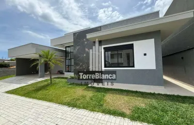 Casa em condominio à venda, contorno, ponta grossa, pr