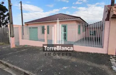 Locação - casa  com edícula, 2 quartos, área externa,  70m², ronda - ponta grossa/pr