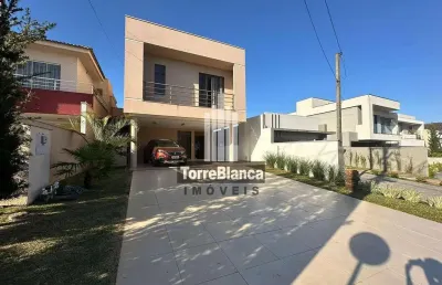 Casa para locação em condomínio fechado com 3 quartos, próx. a brf no bairro neves, ponta grossa, p