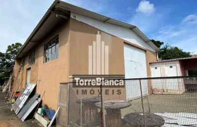 Barracão comercial disponível para aluguel: 517 m² por r$ 5.500/mês - chapada - ponta grossa/pr - e
