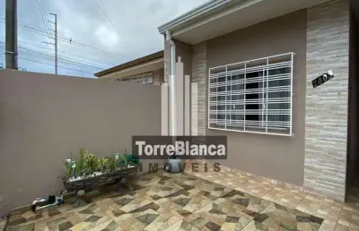 Casa à venda no jardim ibirapuera com 3 quartos, ponta grossa, pr