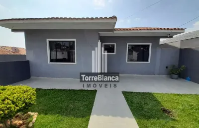 Casa à venda com piscina no jardim gianna i, neves, ponta grossa, pr