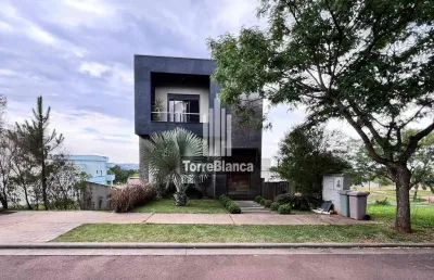 Venda e locação - casa de alto padrão mobiliada, 4 quartos sendo 3 suítes, 4 vagas, 354 m², terras