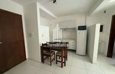 Flat mobiliado para locação, 27m², 1 vaga, universiflat, próximo ao campus uepg, uvaranas - ponta g