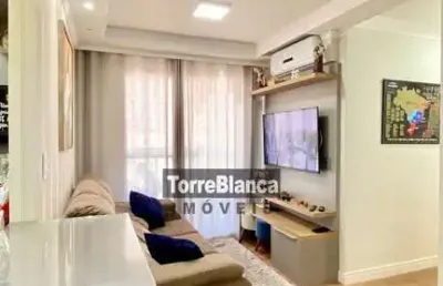 Apartamento semimobiliado para venda e locação, 3 quartos, sacada com churrasqueira, vista oficinas