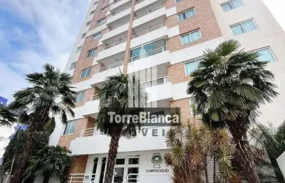 Apartamento semimobiliado para locação, 1 quarto, vaga de garagem, 50 m², centro - ponta grossa/pr