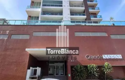 Apartamento com 2 suítes, 3 banheiros, 1 vaga de garagem, ed. grande maison, oficinas.