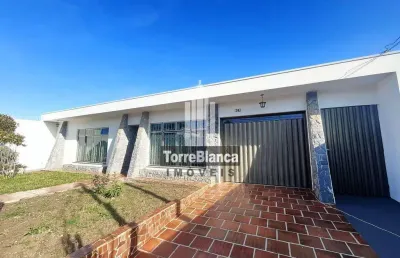 Casa para locação, 4 quartos sendo 1 suíte, 2 vagas de garagem, 250 m², nova rússia - ponta grossa/