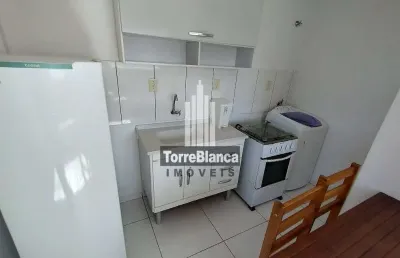 Flat para locação em uvaranas próximo a uepg com área de lazer  - 25 m² - ponta grossa, pr