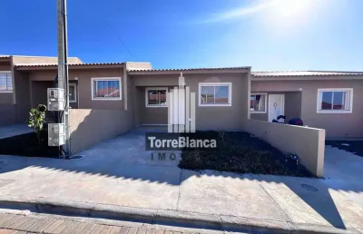 Casa para locação, 2 quartos, 1 vaga, 50m², condomínio green residence, uvaranas - ponta grossa/pr