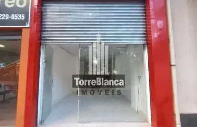 Sala comercial para locação, sala ampla, depósito, banheiro social, 190 m², centro - ponta grossa/p