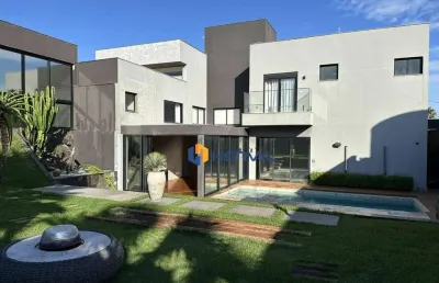 Sobrado com 5 suítes à venda, 315 m² por r$ 4.500.000 - chácaras aeroporto - maringá/pr