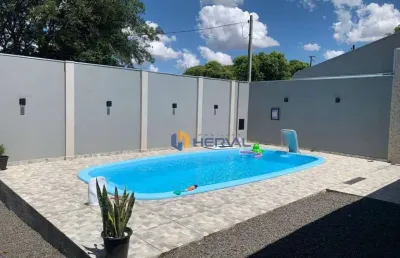 (aceita troca) chácara com 1 dormitório à venda, 163 m² por r$ 395.000 - parque hortência - maringá/pr