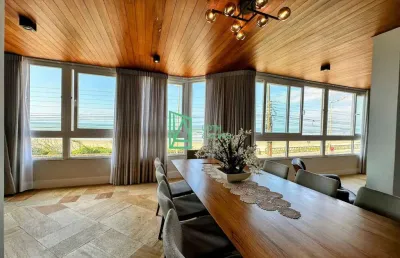 Apartamento frente mar com 05 suites à venda, mobiliado gravatá, navegantes - sc