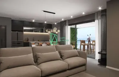 Apartamento à venda, gravatá, navegantes - sc frente mar com 03 suítes