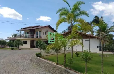 Chácara de 1.500 m  à venda com area de festas e salas comerciais no escalvados, navegantes - sc