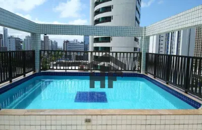 Flat mobiliado de 37m² à venda com 1 quarto, localizado em boa viagem, recife - pernambuco.