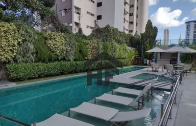 Flat mobiliado de 33m² para alugar, com 01 quarto, localizado no parnamirim, recife - pernambuco.